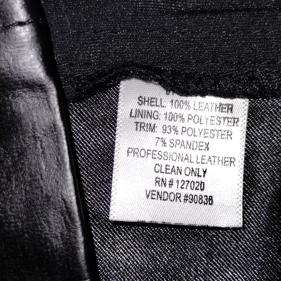 Metrostyle NWT Genuine leather panel straight skirt size 6, zipper - Picture 4 of 10